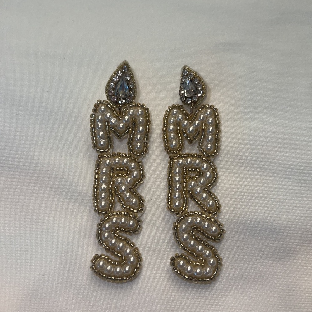 “Mrs.” Earrings